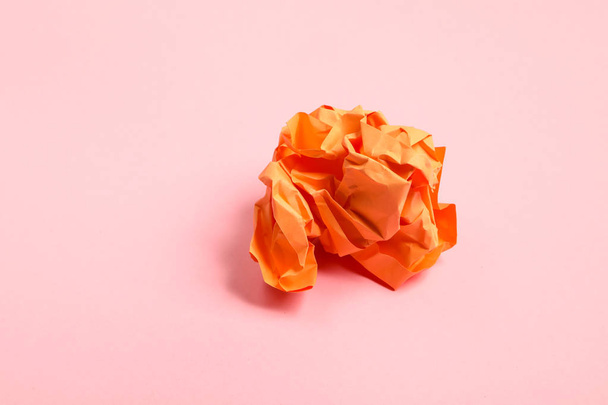 Crumpled paper ball - Фото, зображення