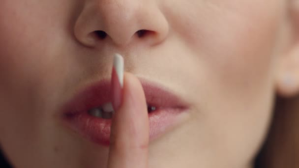 Free Stock Videos of Finger on lips, Stock Footage in 4K and Full HD