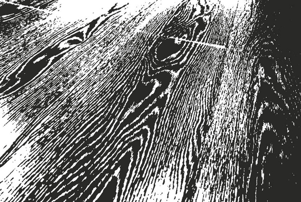 Verontruste overlay houten schors textuur - Vector, afbeelding