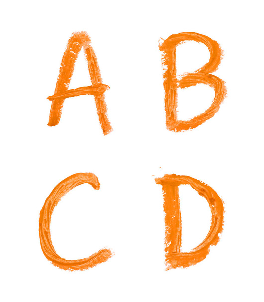 Set of letters isolated - Фото, зображення