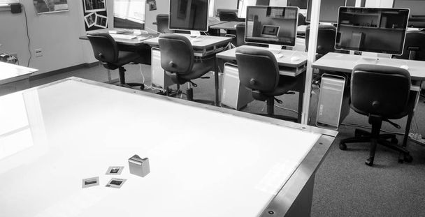 Světlo tabulky Student pracovní stanice Desktop počítače školy třída - Fotografie, Obrázek