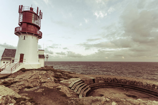 Lindesnes Lighthouse in Norway - Foto, Imagem