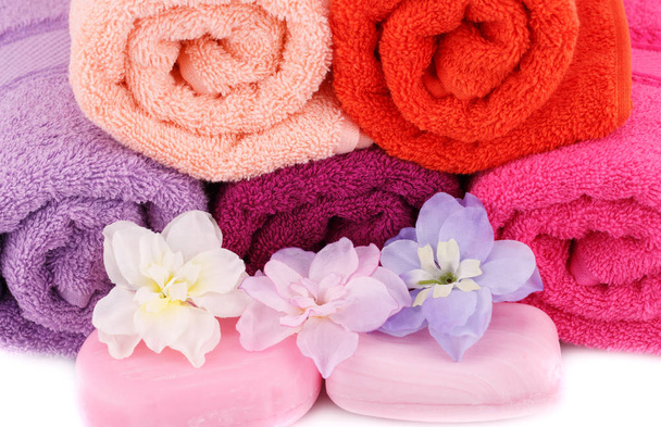 Asciugamani, fiori e saponi
 - Foto, immagini