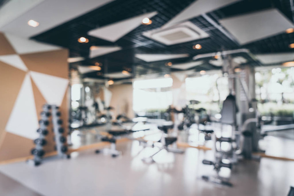abstract blur and defocused fitness gym for background - Photo, image