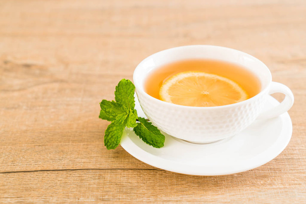 sıcak limonlu çay - Fotoğraf, Görsel