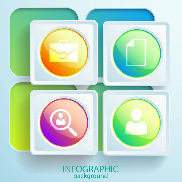 Abstract Web Infographic Elements - Vector, Image
