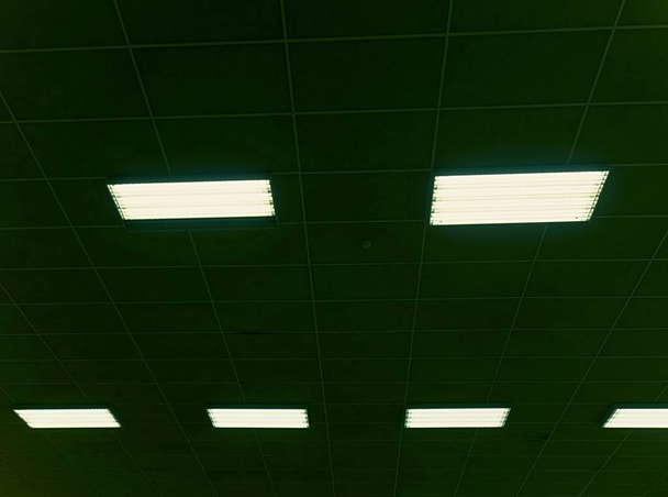 Ipari világítás panel higany kisülési csövek. A kényelmes könnyű világítási rendszer  - Fotó, kép