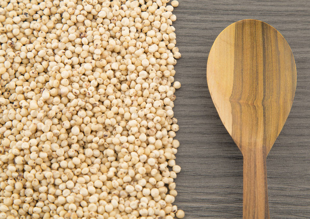 White quinoa seeds - Chenopodium quinoa - Foto, Imagen