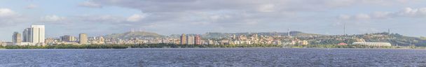 Stadtansicht mit beira rio stadion, porto alegre - Foto, Bild