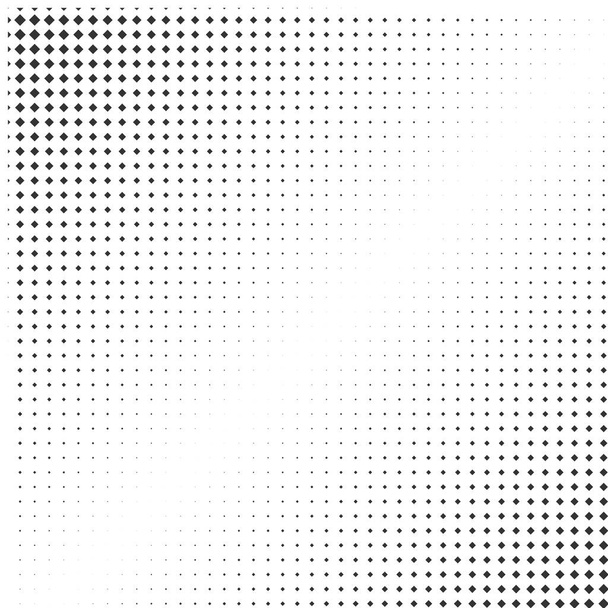 Abstract halftone texture with rhombuses. - Vector, Image