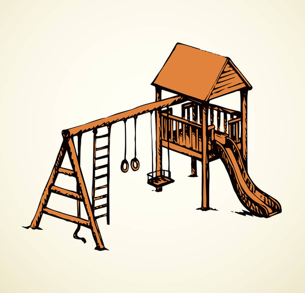 Playground. Vector drawing - Vector, Image