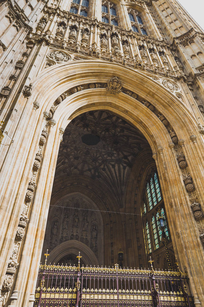 detail of the Palace of Westminster building in London city cent - Photo, image