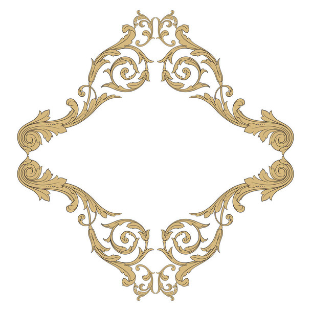 Baroque ornament decoration element. - ベクター画像