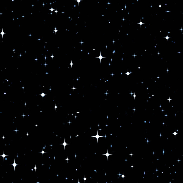 Naadloze patroon van de sterrenhemel. - Foto, afbeelding