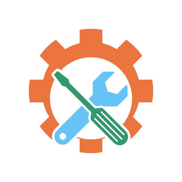 Service tool symbol. Vector illustration - Vector, Image
