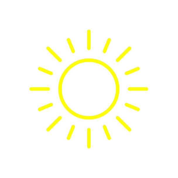 значок сонця Векторні ілюстрації, EPS10
. - Вектор, зображення