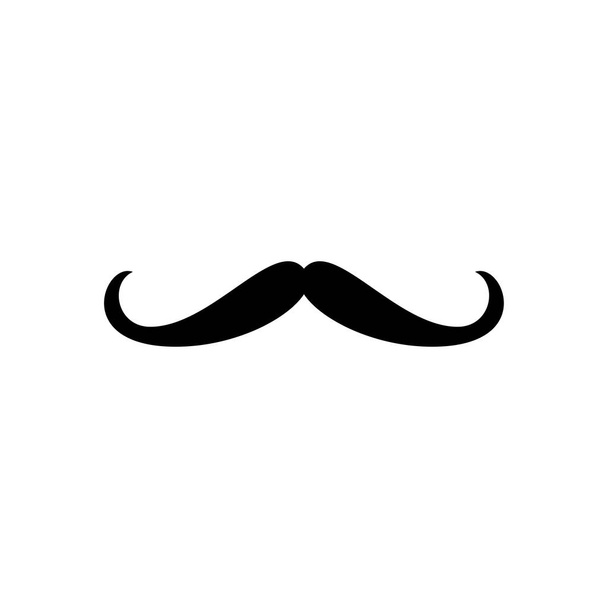 Retro hair mustache. Hipster. Photo props. Vector - Wektor, obraz