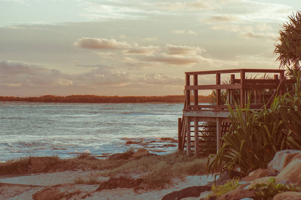 Kings Beach Sunshine Coast Queensland. - Fotoğraf, Görsel