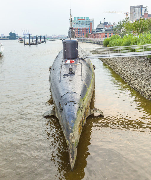 ponorka v přístavu Hamburku - Fotografie, Obrázek