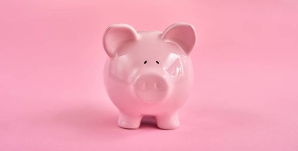 Pink piggy bank  - Photo, Image