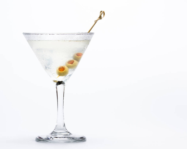 Classic martini with olives  - Photo, Image