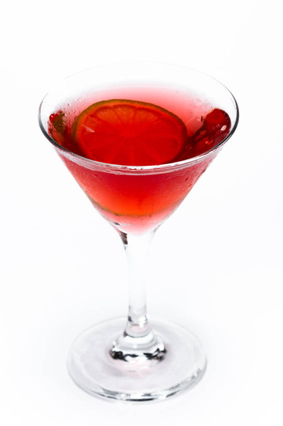 red martini over white  - Фото, изображение