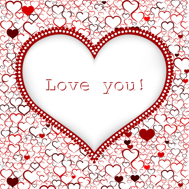 16 Valentines day card vector background - Vector, imagen
