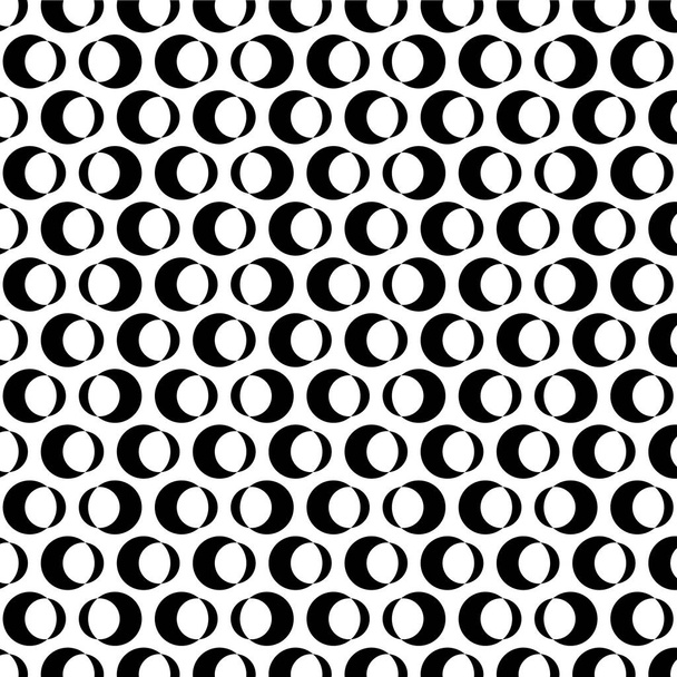 Vector seamless pattern. Modern stylish texture. Repeating geometric tiles with circle. - Vector, Image