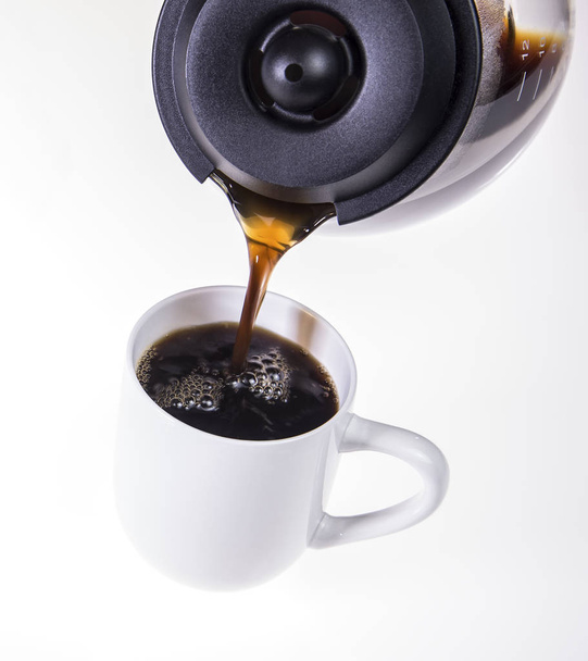 Vers kopje warme koffie - Foto, afbeelding