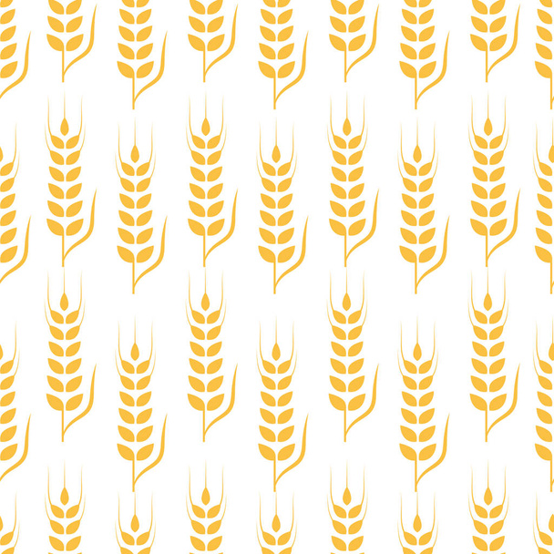 農業小麦ベクトル イラスト デザイン  - ベクター画像