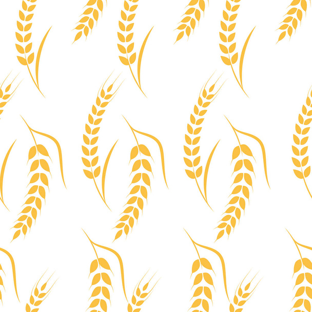 Mezőgazdasági búza vektoros illusztráció design  - Vektor, kép