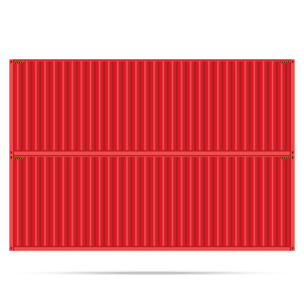 vector popular cargo container shipping freight isolated texture - Vector, Image