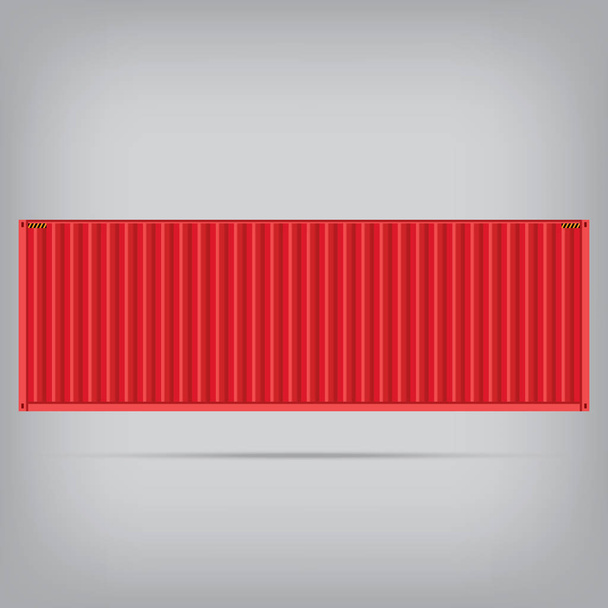 vector popular cargo container shipping freight isolated texture - Vector, Image