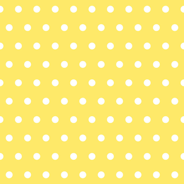 popular yellow vintage dots abstract pastel pattern seamless bac - Vektor, obrázek