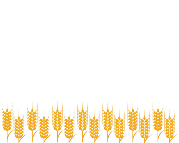 Landwirtschaft Weizen Vorlage Vektor Icon Design  - Vektor, Bild