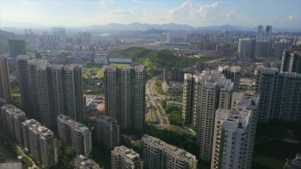  zhuhai cityscape traffic panorama - Materiał filmowy, wideo