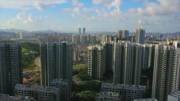  zhuhai cityscape traffic panorama - Materiał filmowy, wideo