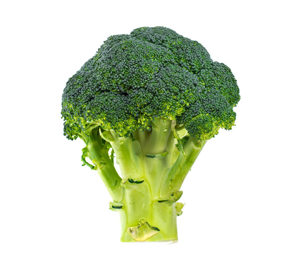 Beyaz arka plan üzerinde izole yeşil brokoli başkanı - Fotoğraf, Görsel