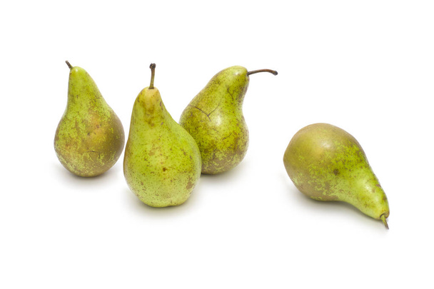 Pears on a white background. Composition of pears on a white bac - Photo, Image