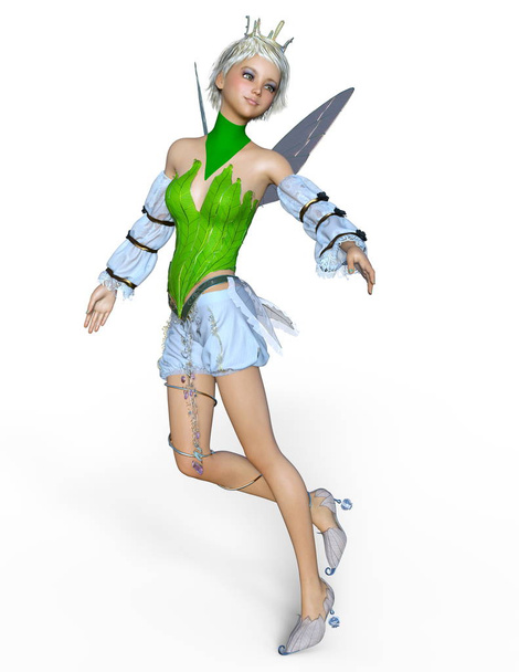 Fairy / 3D CG rendering of a fairy. - 写真・画像