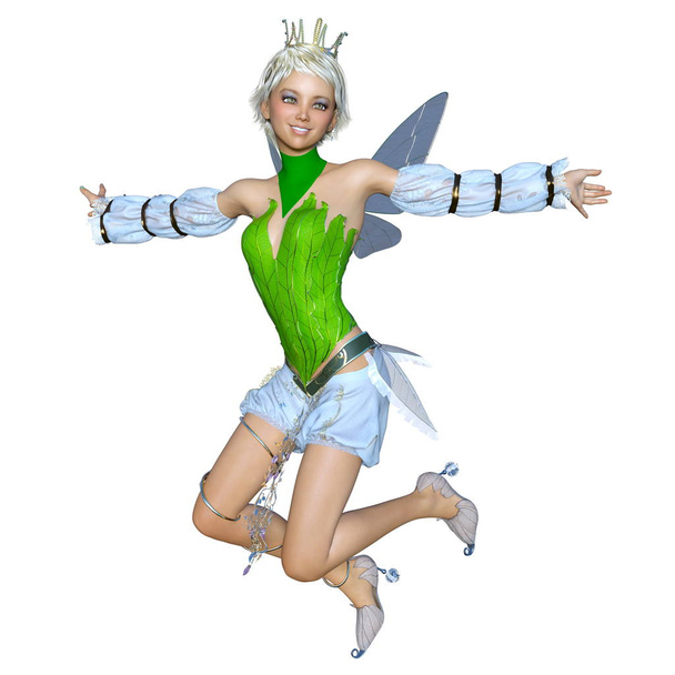 Fairy / 3D CG rendering of a fairy. - 写真・画像