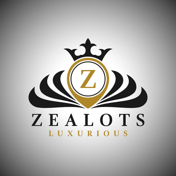 Letra Z Logo - Estilo clásico de lujo Logo Plantilla
 - Vector, imagen