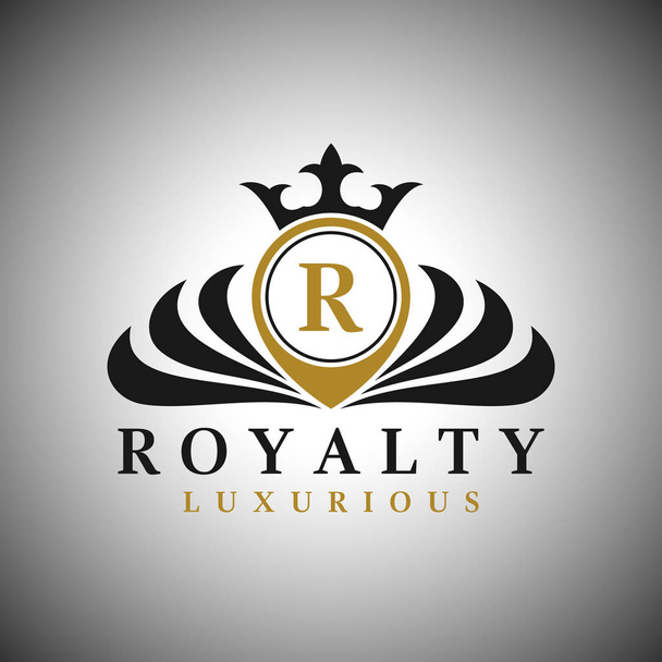Letter R Logo - Classic Luxurious Style Logo Template - Vector, Image
