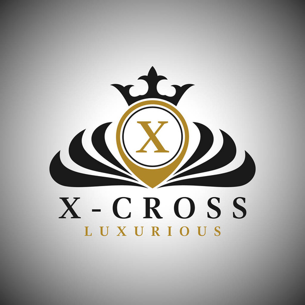 Letter X Logo - класичний шаблон розкішного стилю
 - Вектор, зображення