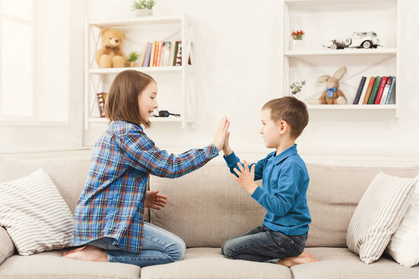 Play clapping hands together, children game - Photo, Image