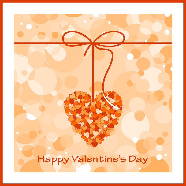 Valentines day card - Vetor, Imagem
