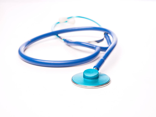 Stethoscope on a white background - Foto, afbeelding