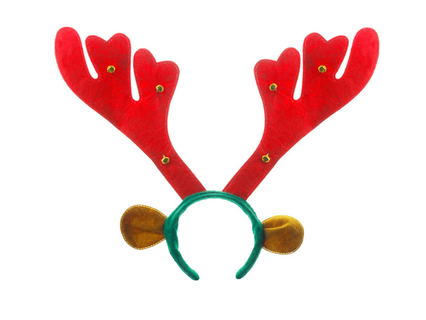 Χριστούγεννα ή Χριστούγεννα ταράνδων headband απομονωμένες - Φωτογραφία, εικόνα