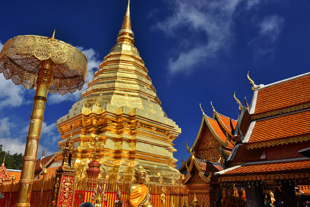 Wat Phra bu DOI Suthep Tapınağı Chiang Mai Province, Tayland - Fotoğraf, Görsel