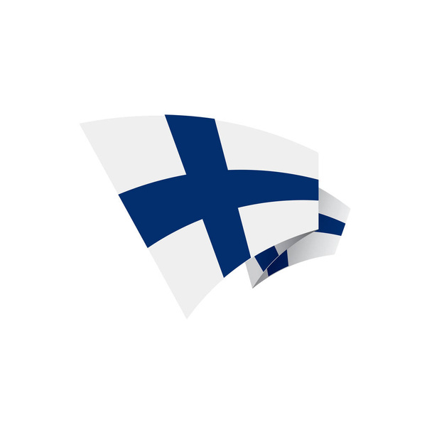 Прапор Фінляндії, векторна ілюстрація - Вектор, зображення